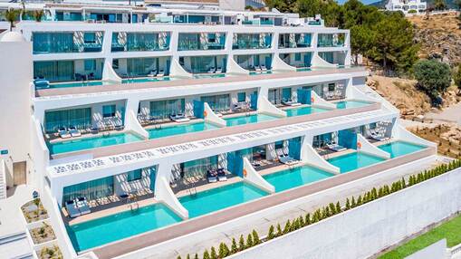 Rhodes All Inclusive Holidays - 4 Star Lindos White Hotel & Suites