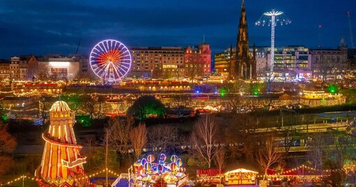 Edinburgh Christmas Markets - 4 Star Ten Hill Place Hotel